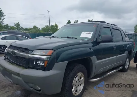 2002 Chevrolet Avalanche 1500 from USA, damaged, VIN 3GNEC13T22G279336